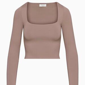 Aritzia Babaton Contour Squareneck Longsleeve (Large)